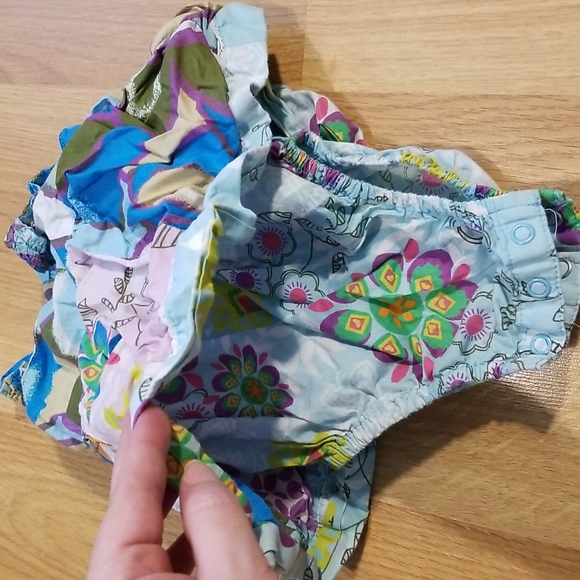 Children's Place floral print summer dress onesie 0-3M - Picture 4 of 10